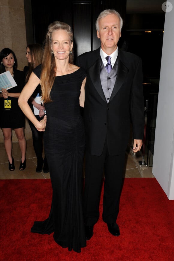 James Cameron et sa femme Suzy Amis lors de la 22 ème cérémonie des Annual Producers Guild Awards à Los Angeles le 22 janvier 2011