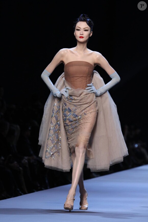 Le défilé Christian Dior à la Fashion Week parisienne, le 24 janvier 2011.