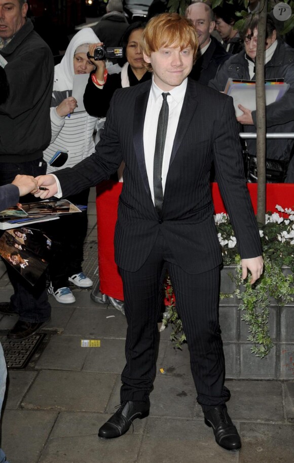 Rupert Grint aux Sky Arts Awards à Londres le 26 janvier 2011