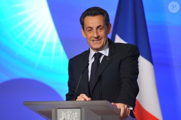 Nicolas Sarkozy, conférence de presse sur le G20, palais de l'Élysée, le 24 janvier 2011