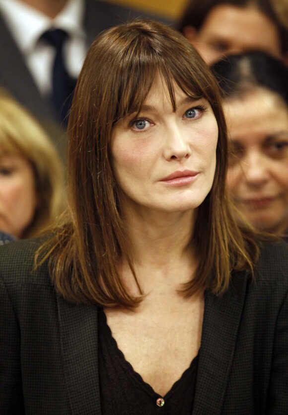 Carla Bruni-Sarkozy, Avignon, le 21 décembre 2010