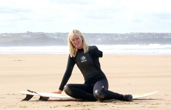 La véritable Bethany Hamilton, une surfeuse au courage hors-norme...