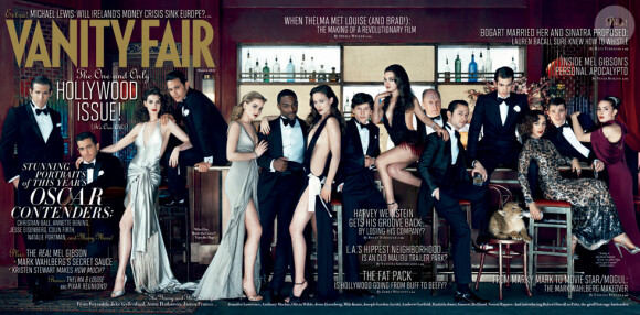 La couverture de l'édition Hollywood 2011 de Vanity Fair