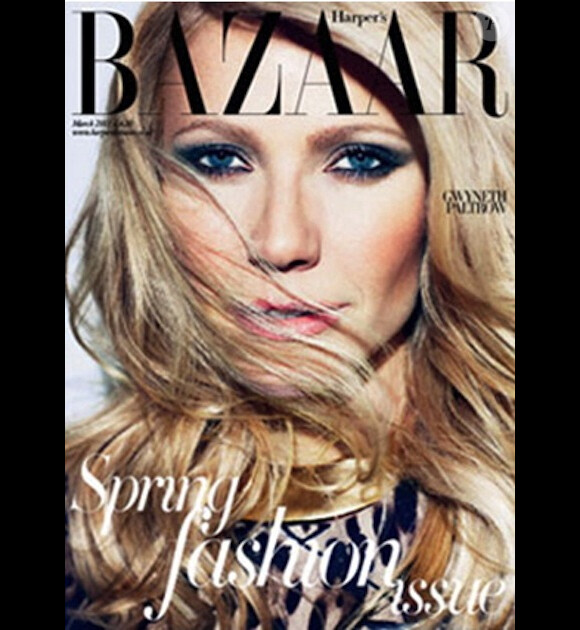 Gwyneth Paltrow sur la couverture du magazine Harper's Bazaar