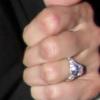 Bague de fiançailles de la jolie Kate Moss