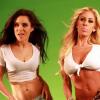 Shauna Sand et Anna Garcia sur le tournage du clip Everybody wants to be a Porn Star