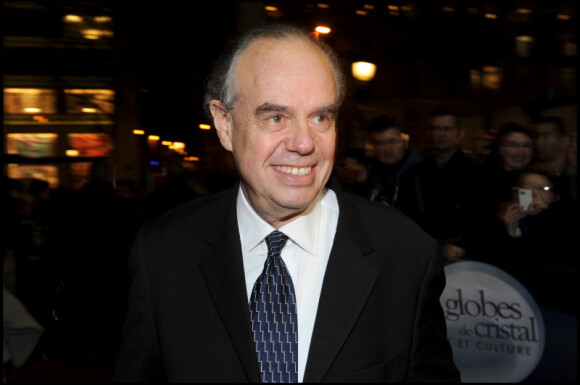 Frédéric Mitterrand à la cérémonie des Globes de Cristal 2011, le 7 février, au Lido, à Paris.