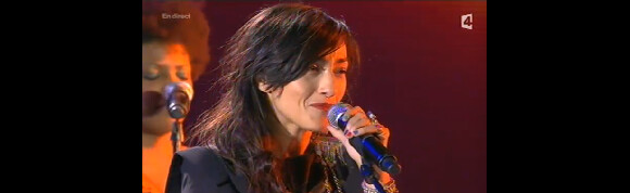 Hindi Zahra interprète Beautiful Tango, aux Victoires de la Musique 2011, au Zénith de Lille, mercredi 9 février 2011.