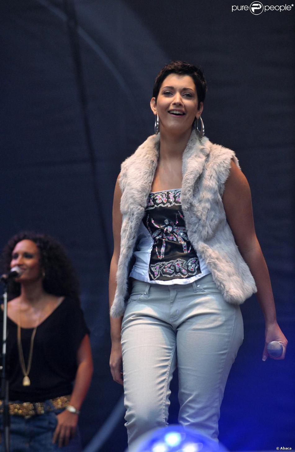 Sheryfa Luna Et Youssoupha En Couple Sheryfa Luna au show Urban Peace 2, au Stade de France, le 4 Octobre 2008 -  Purepeople