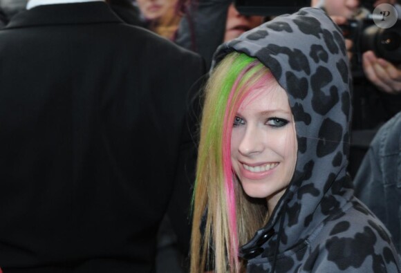 Avril Lavigne était de passage à Paris pour la promo de son nouvel album, le mardi 8 février.