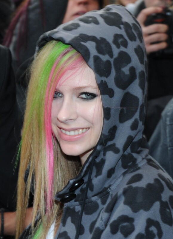 Avril Lavigne était de passage à Paris pour la promo de son nouvel album, le mardi 8 février.