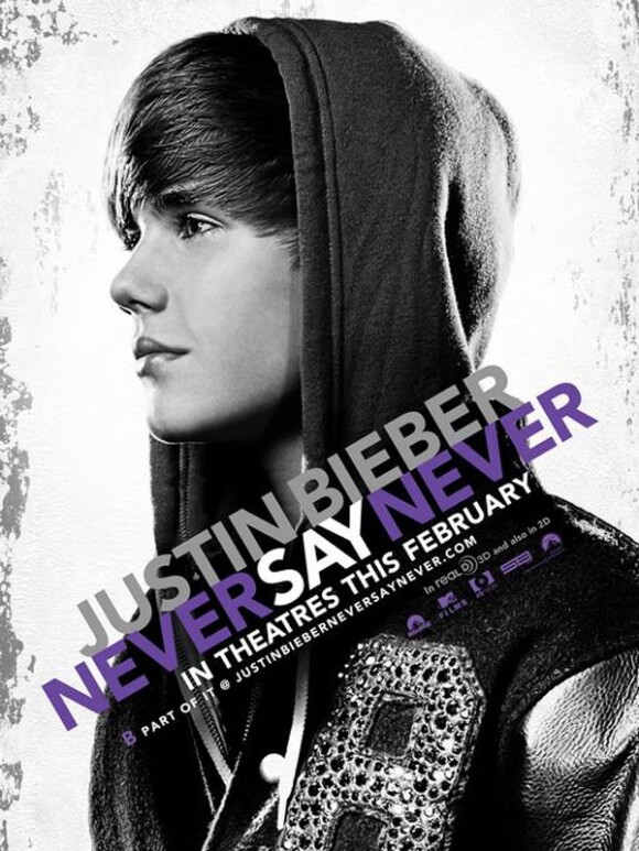 Justin Bieber sortait, vendredi 11 février, aux Etats-Unis, son biopic Never say never.