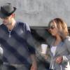 Eva Longoria et Eduardo Cruz sur un yacht à Miami le 5 février 2011