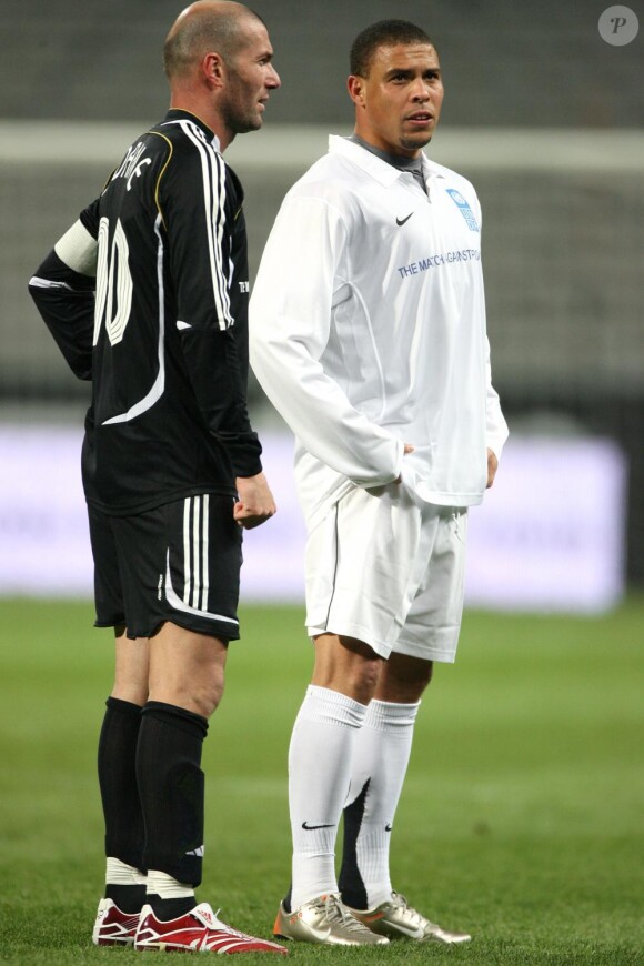 Ronaldo et Zinédine Zidane