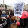 Des centaines de milliers de femmes ont défilé contre Silvio Berlusconi en demandant sa démission, à Rome, le 13 février 2011.
