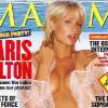 Paris Hilton fête ses 30 ans le 17 février 2011. Couverture du magazine Maxim, avril 2004.