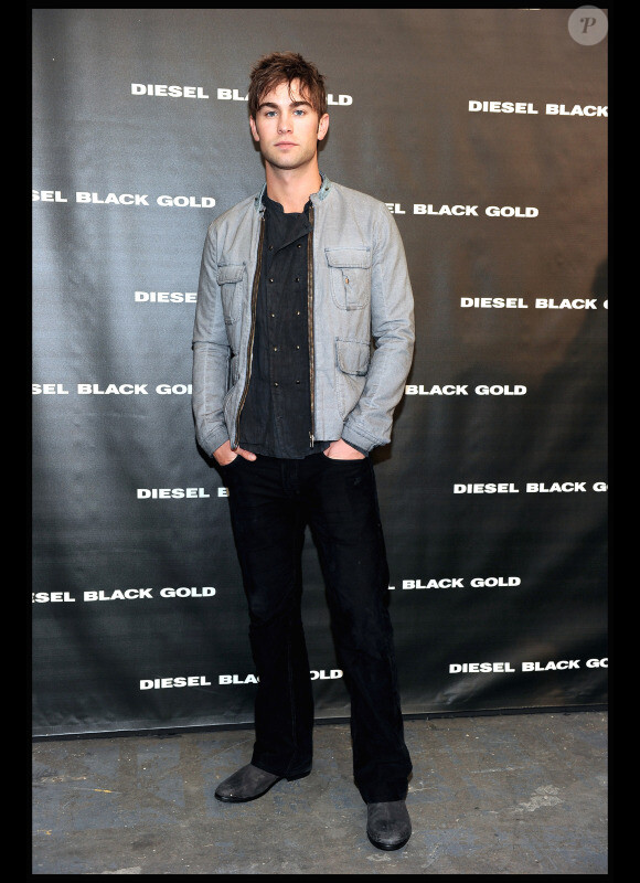 Chace Crawford au défilé Diesel durant la Fashion Week de New York, le 15 février 2011.