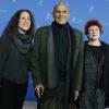 Le célèbre Harry Belafonte lors du 61ème festival international, sa fille Gina et la directrice du film (12 février 2011 à Berlin)