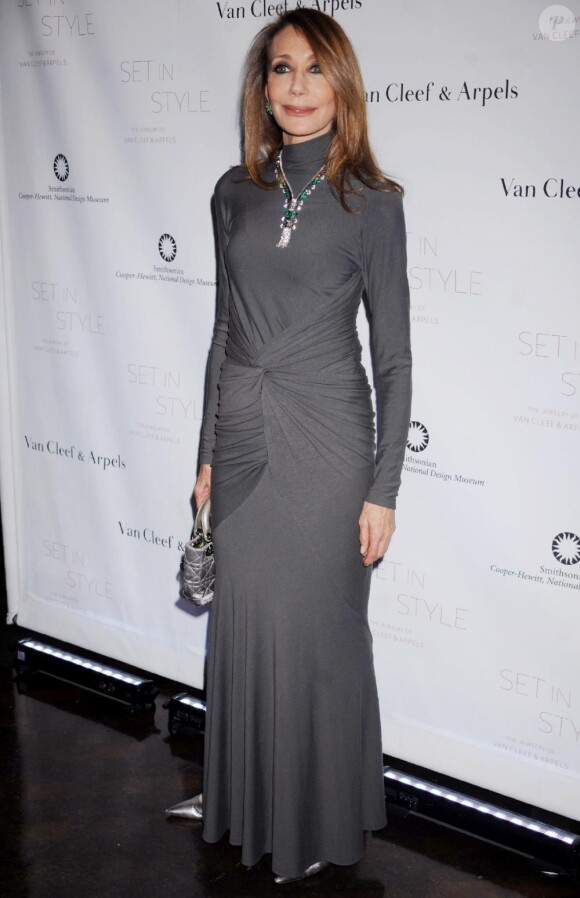 Marisa Berenson lumineuse lors de la soirée Set in Style de New York le 16 février 2011