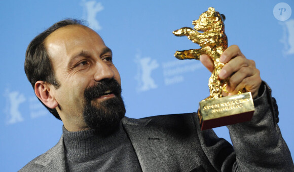 Asghar Farhadi lors de la remise des prix du festival de Berlin le 20 février 2011