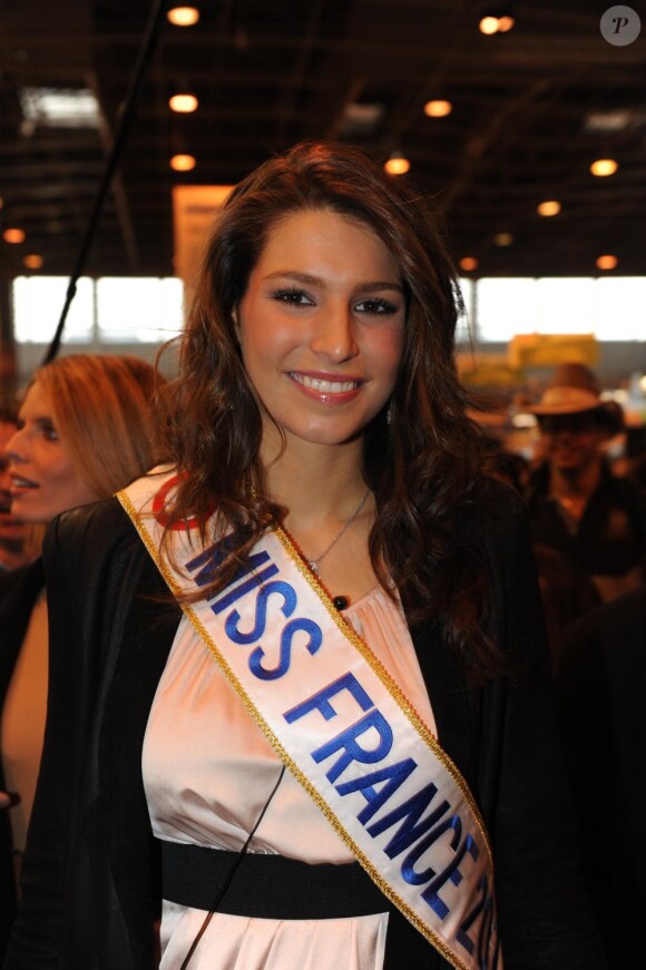 Laury Thilleman, Miss France 2011 au salon de l'agriculture (23 février 2011)