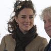 Kate Middleton sur l'île d'Anglesey, le jeudi 24 février 2011.