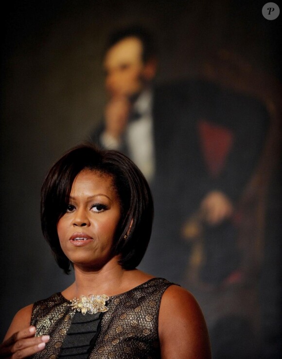 Michelle Obama lors du 52e anniversaire de la Motown à la Maison Blanche le 24 février 2011