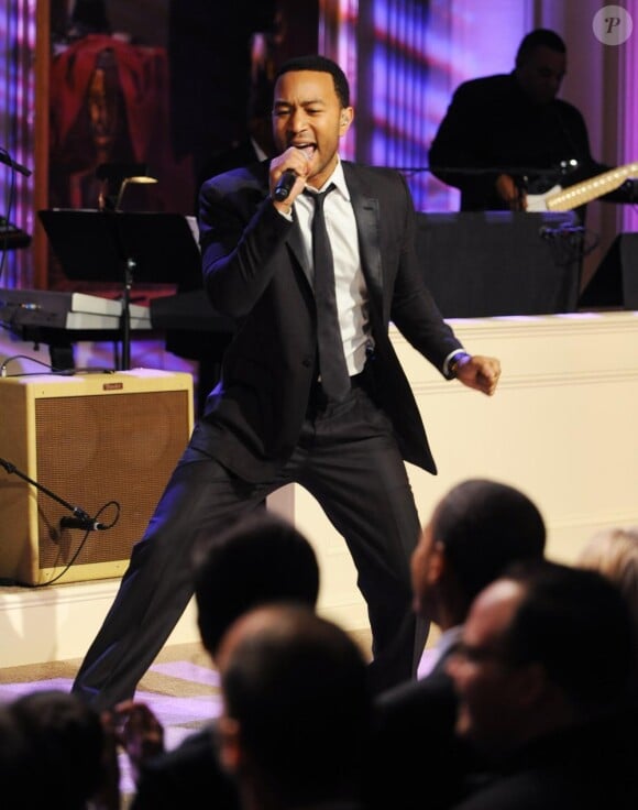 John Legend lors du 52e anniversaire de la Motown à la Maison Blanche le 24 février 2011