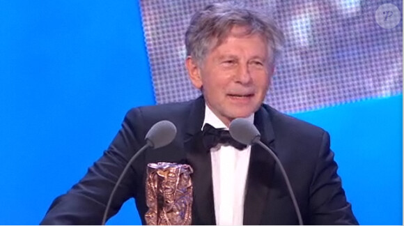 Roman Polanski est récompensé du prix du Meilleur réalisateur pour le film The Ghost Writer, lors de la 36e nuit des César, vendredi 25 février 2011. 