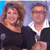 Baya Kasmi et Michel Leclerc, scénaristes du film Le Nom des Gens, sont récompensés du César du Meilleur scénario original, lors de la 36e nuit des César, vendredi 25 février 2011.