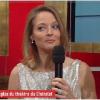 Jodie Foster, au micro de Canal+, sur le tapis rouge de la 36e nuit des César, vendredi 25 février.