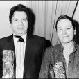 Michel Galabru et Annie Girardot avec leurs César en 1977 