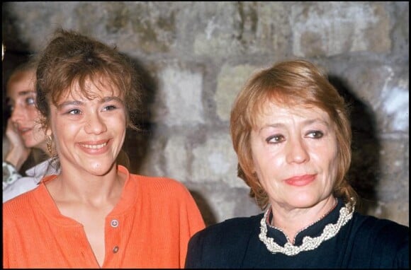 Annie Girardot et sa fille Giulia en 1988