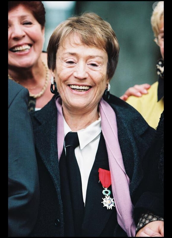 Annie Girardot, honorée à l'Elysée en 2000