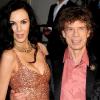 Mick Jagger et L'Wren Scott lors de la soirée Vanity Fair à Los Angeles après les Oscars. Le 27 février 2011