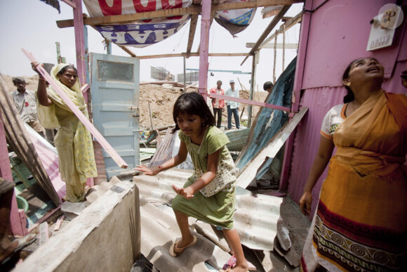 Rubina Ali dans son bidonville de Garib Nagar (quartier de Bandra) à Mumbai en Inde en 2009