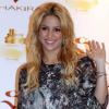 Shakira, lors d'une conférence de presse au Chili, jeudi 10 mars.
