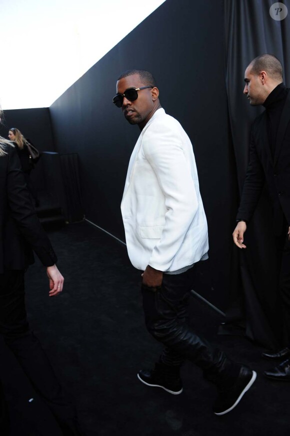 Kanye West, défilé Castelbajac, Paris, le 8 mars 2011