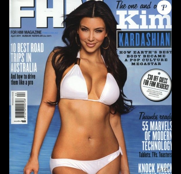 Kim Kardashian, couverture du FHM australien, avril 2011
