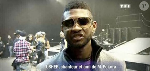 Usher laisse un message à son ami à M. Pokora dans Danse avec les stars