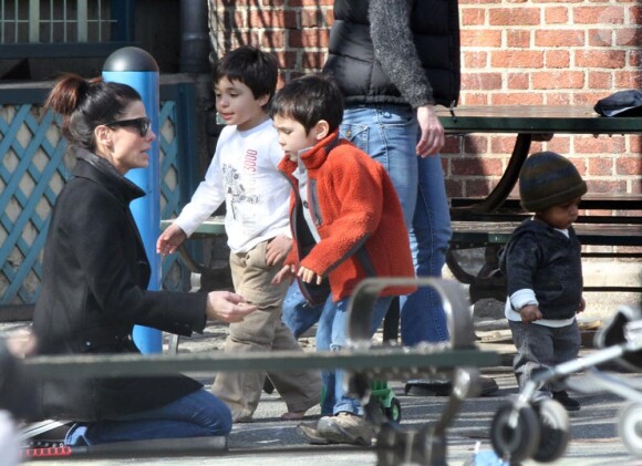 Sandra Bullock et son amour de fils Louis