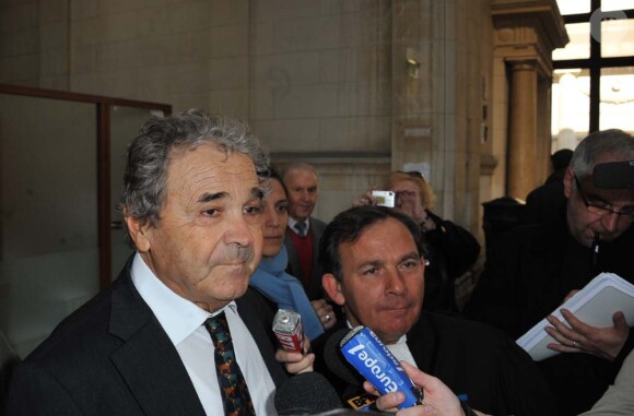 Pierre Perret au tribunal correctionnel de Paris, le 22 mars 2011