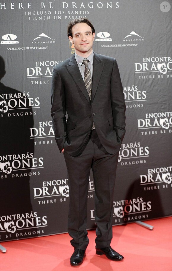Charlie Cox à l'occasion de l'avant-première de There be Dragons au Capitol Cinema de Madrid, le 23 mars 2011.