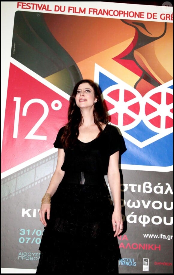 Anna Mouglalis à l'occasion de l'ouverture du 12e Festival du Film Francophone, à Athènes, en Grèce, le 31 mars 2011.