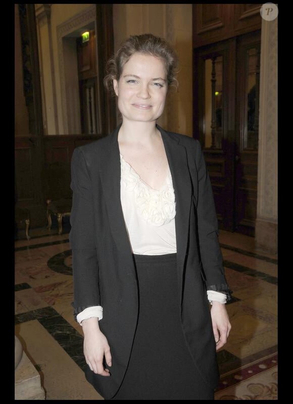 Sarah Biasini à Paris en avril 2009