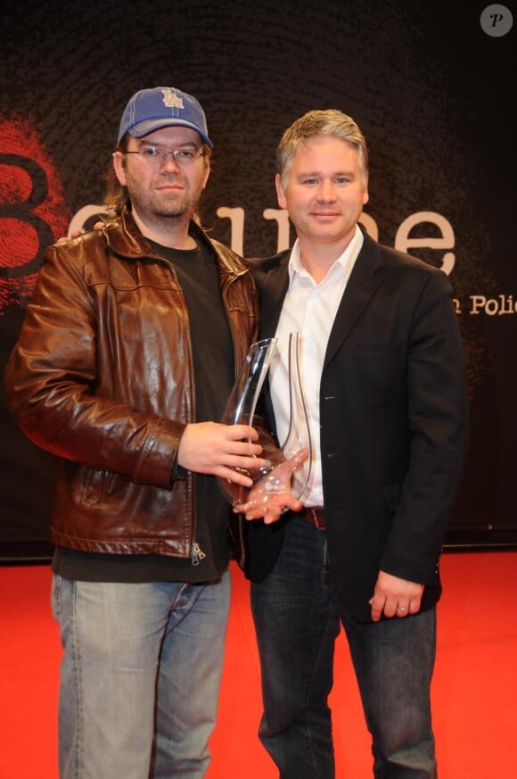 Le 4 avril 2011 avait lieu la clôture du 3e Festival de Beaune. Ici, le réalisateur  Yvan Gauthier l'acteur-producteur Warren Ostergard, récompensés pour L.A. I hate you par le Prix du Sang Neuf.