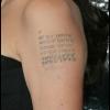 Angelina Jolie : son tatouage au bras gauche