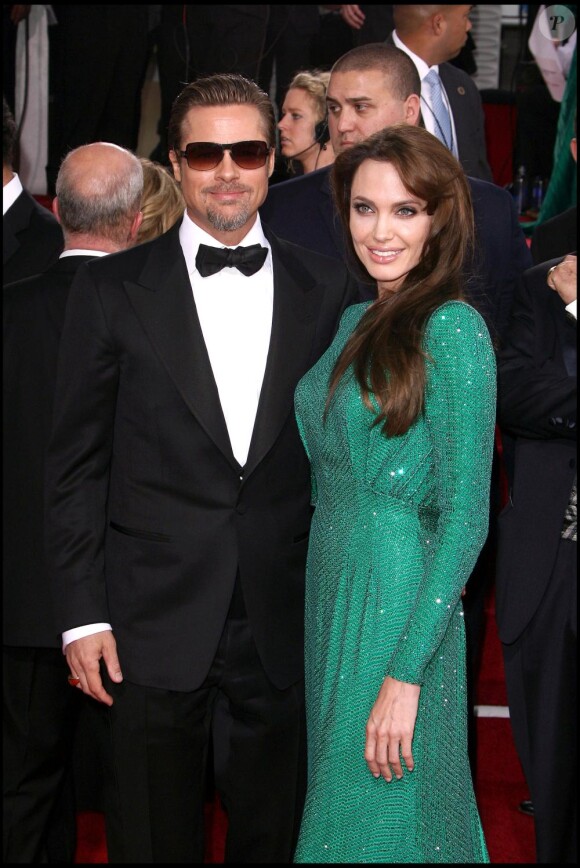 Angelina Jolie et Brad Pitt en janvier 2011.