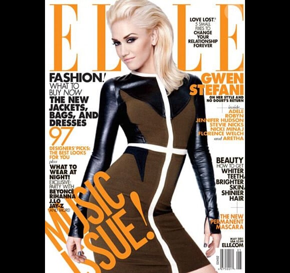 Gwen Stefani en couverture du Elle US