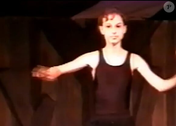 Natalie Portman lors d'un spectacle de danse au début des années 1990